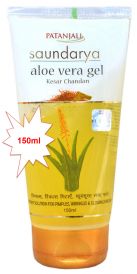 patanjali saundarya aloe vera gel kesar chandan 150ml in  by Patanjali Ayurved Ltd.